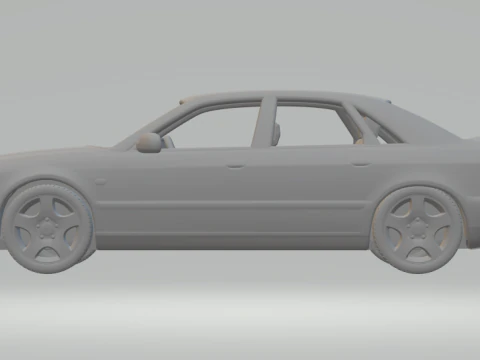 Audi a8 1999 3D Print Model