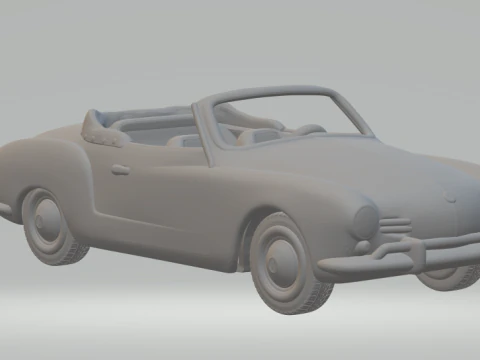 Karmann ghia 3D Print Model