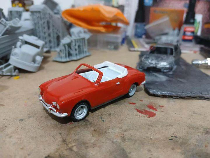 Karmann ghia 3D Print Model .c4d .max .obj .3ds .fbx .stl .blend 