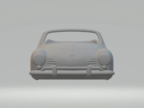 Karmann ghia slotcar 3D Print Model