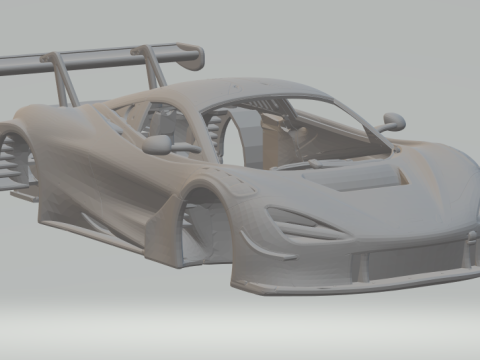 Mclaren 720 gt3 Modèles 3D en vedette