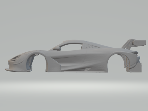 Mclaren 720 gt3 3D Print Model