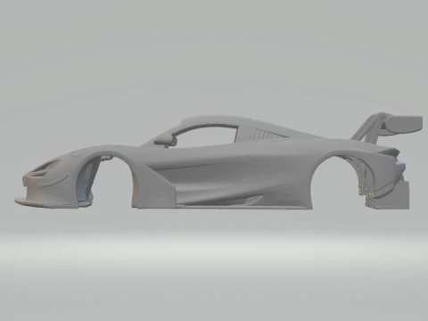 Mclaren 720 gt3 3D Print Model