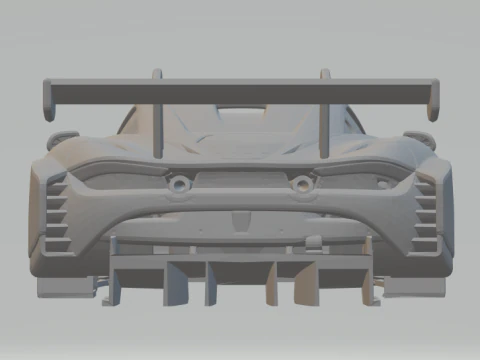 Mclaren 720 gt3 3D Print Model