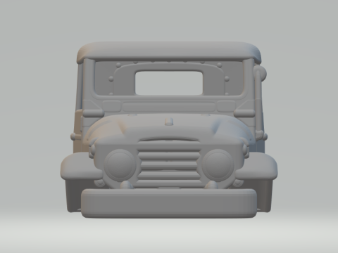 Toyota land cruiser canvas 3D 打印模型