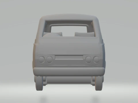 Toyota land cruiser canvas 3D Print Model