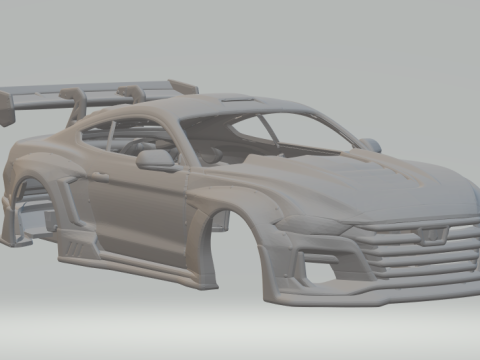 Mustang custom 3D प्रिंट मॉडल