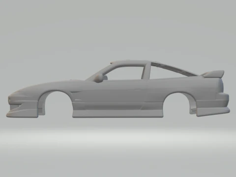 Nissan 240 sx 3D Print Model