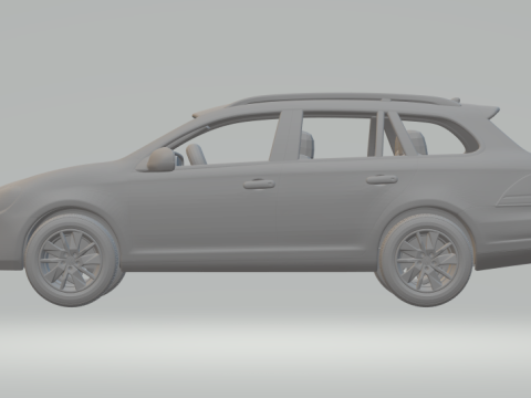 Vw golf variant 3D Print Model