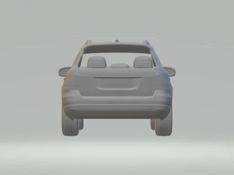 VW ゴルフバリアント 3Dプリントモデル