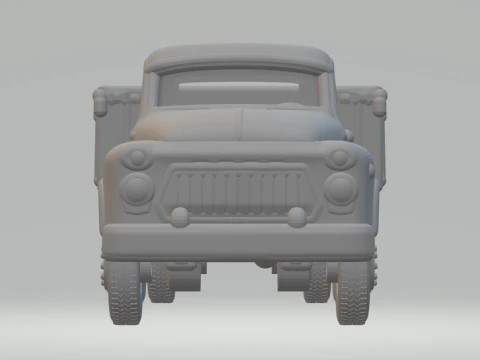 GAZ-53 -53 3D Print Model