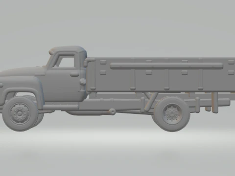 GAZ-53 -53 3D Print Model
