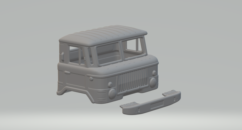 GAZ-66 66 Modello di stampa 3D .c4d .max .obj .3ds .fbx .stl .blend