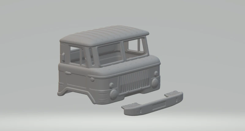 GAZ-66 66 3D Print Model .c4d .max .obj .3ds .fbx .stl .blend