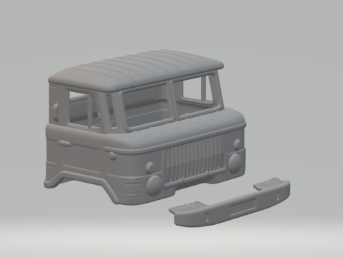 GAZ-66 66 Modelo de Impressão 3D