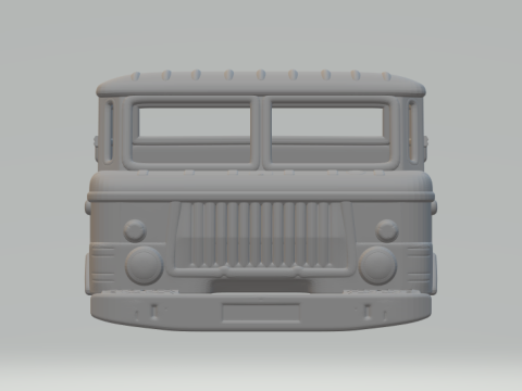 GAZ-66 66 Modello di stampa 3D