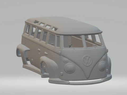 Vw bus custom 3D Print Model