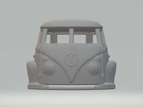 Vw bus custom 3D Print Model