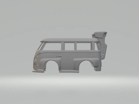 Vw bus kool kombi extreme 3D Print Model