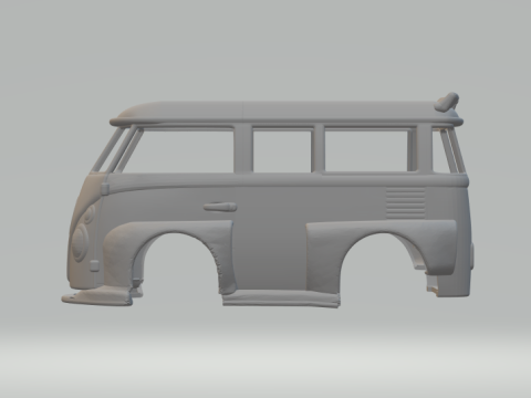Vw bus kool kombi extreme v2 3D प्रिंट मॉडल
