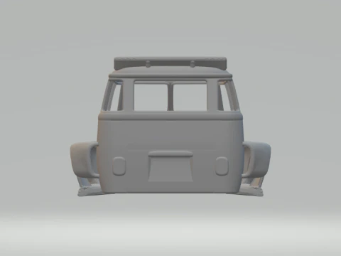 Vw bus kool kombi extreme v2 3D Print Model