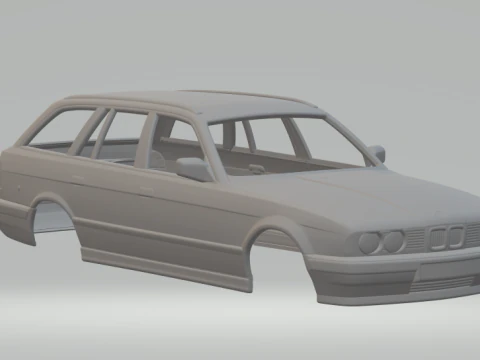 5 Series Touring E34 3D Print Model