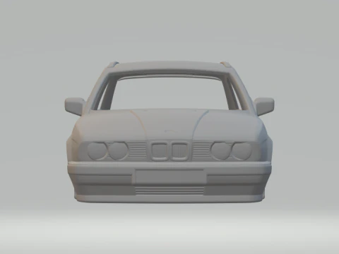 5 Series Touring E34 3D Print Model