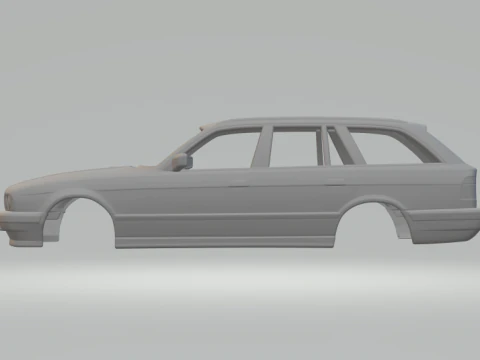 5 Series Touring E34 3D Print Model