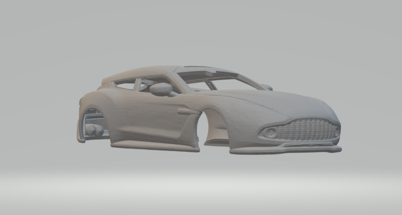 Aston martin vanquish zagato shooting brake Modèles 3D en vedette .c4d .max .obj .3ds .fbx .stl .blend 