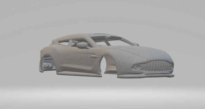 Aston martin vanquish zagato shooting brake 3D Print Model .c4d .max .obj .3ds .fbx .stl .blend 