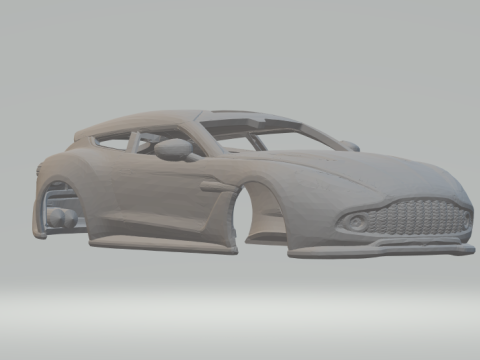 Aston martin vanquish zagato shooting brake Modelo de Impressão 3D