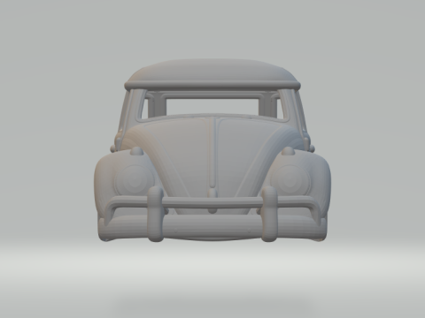 Vw beetle wagon 3Dプリントモデル