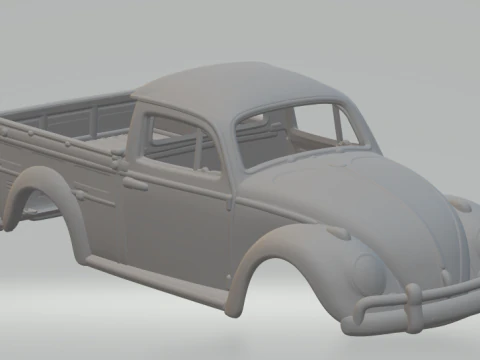 Vw ビートル ピックアップ 3Dプリントモデル