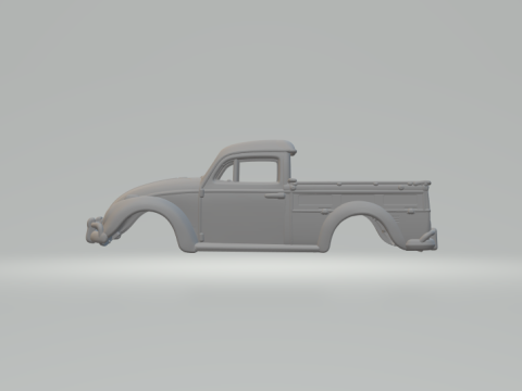Vw beetle pickup 3D 프린트 모델