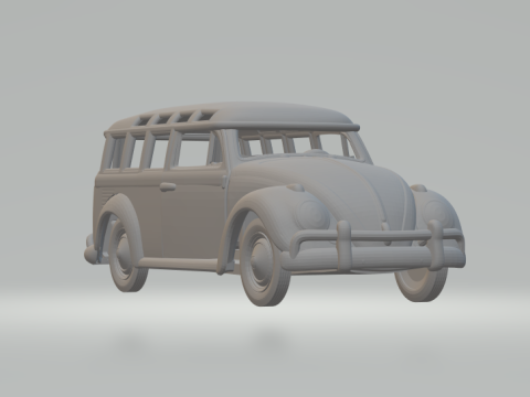 Vw beetle wagon kit Modelo de impresión 3D