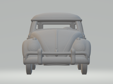 Vw beetle wagon kit 3D Baskı Modeli