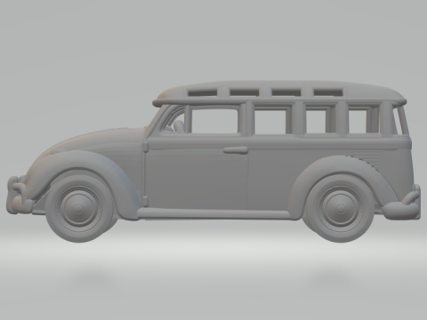 Vw beetle wagon kit 3D Baskı Modeli