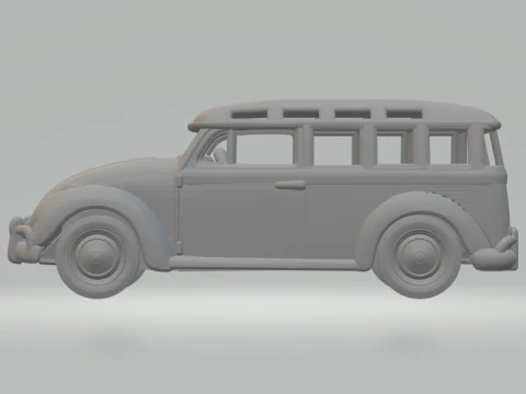 Vw beetle wagon kit 3D Print Model