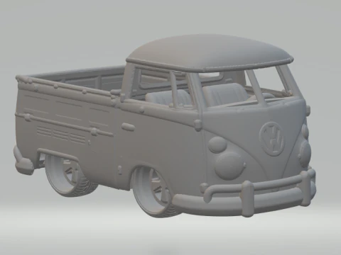 Vw t2 pick up 3D Print Model