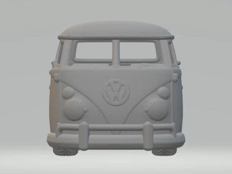 Vw t2 pick up 3D Print Model
