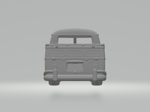 Vw t2 pick up 3D Baskı Modeli
