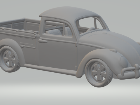 Vw beetle pick up 3D Print Model