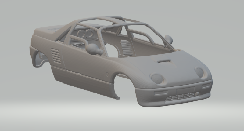 Autozam az-1 3D Принт Модель .c4d .max .obj .3ds .fbx .stl .blend 
