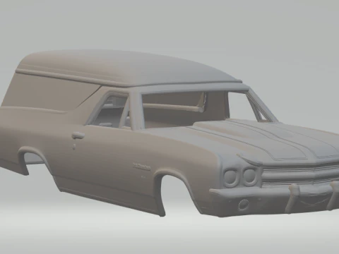 Chevrolet el camino custom 3D Print Model