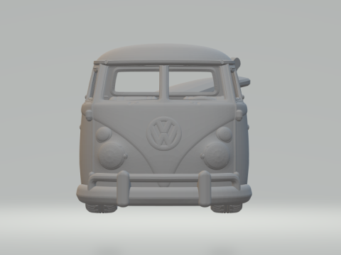 Vw t2 crew cab custom Modello di stampa 3D