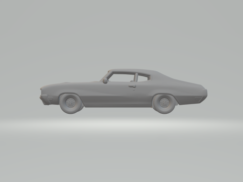 Buick gs hardtop kit 3D प्रिंट मॉडल