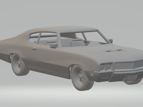 Buick gs hardtop kit 3D प्रिंट मॉडल