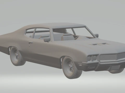 Buick gs hardtop kit 3D Print Model