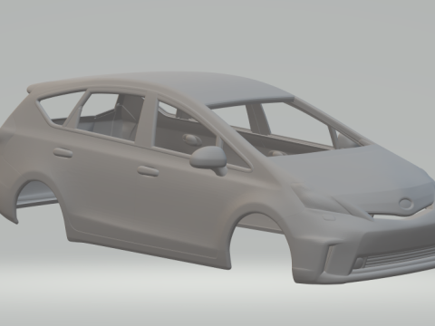 Toyota prius plus Modelo de impresión 3D