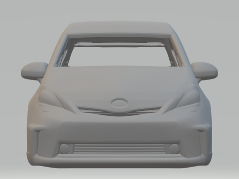 Toyota prius plus 3D-printmodel